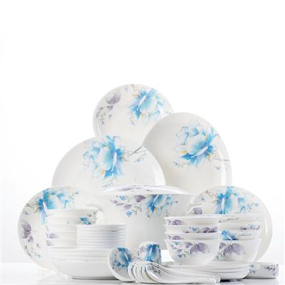 “大屌后入嫩穴啪啪视频啪啪视频”48头聆听花开骨瓷礼品餐具套装